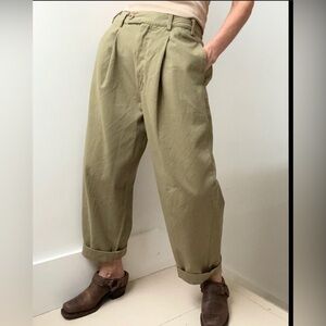 Free people pleated chino High rise pants (Read description)